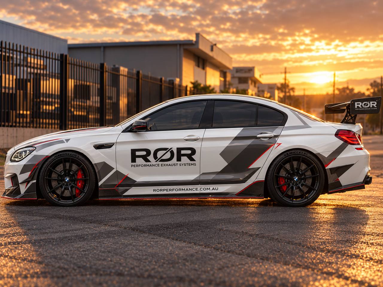 RØR M6 design concept with white and graphite livery